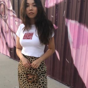 Mini Fendi Baguette in Leopard Pony Hair